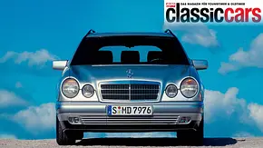 Mercedes E-Klasse W210 statisch von vorne fotografiert. - Foto: Mercedes Mercedes E-Klasse W210 statisch von vorne fotografiert. - Foto: Mercedes
