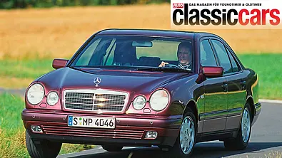 Mercedes W210 Frontansicht fahrend - Foto: Bernd Ebener