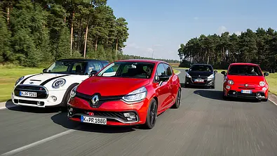 Abarth 595 Competizione/Mini Cooper S/Peugeot 208 GTi/Renault Clio R.S. Trophy - Foto: Klaus Huber-Abendroth