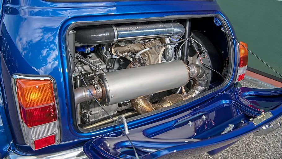Der Motor des Mini Meanie 2.0 T. 