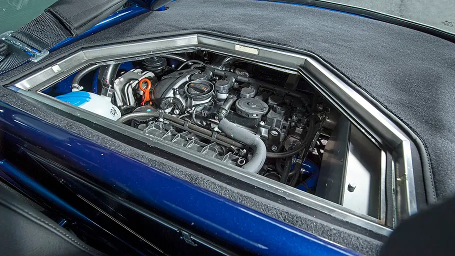 Der Motor des Mini Meanie 2.0 T. 