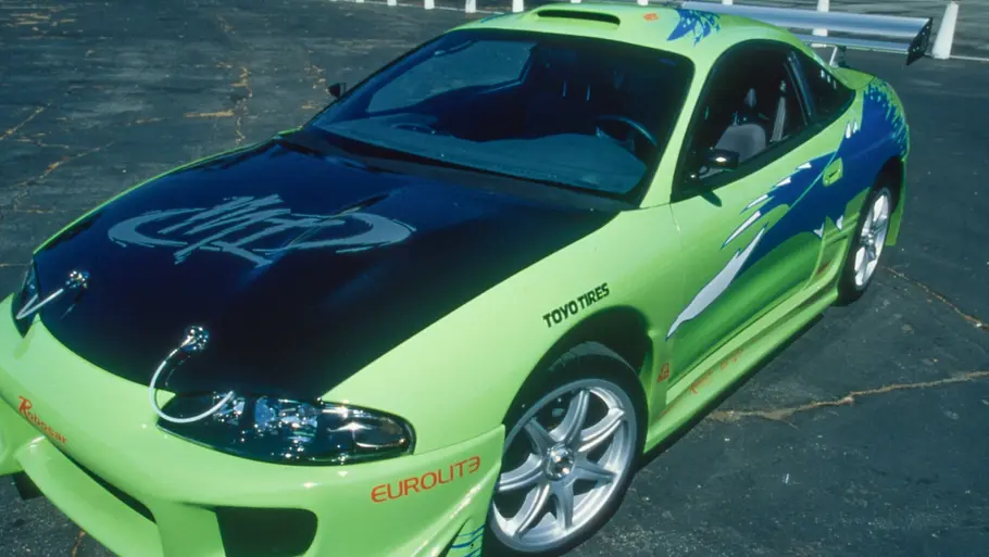 Der Mitsubishi Eclipse von Brian OConner stehend von vorne