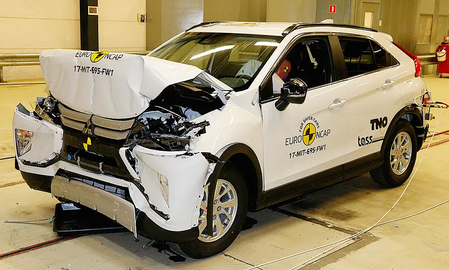 Mitsubishi Eclipse Cross (2017) im Crashtest Mitsubishi Eclipse Cross (2017) im Crashtest