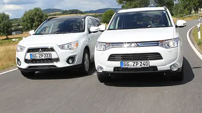 Mitsubishi Outlander 2.2 Di-D Vergleich SUV ASX 1.8 DI-D
