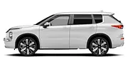 Der Mitsubishi Outlander im Profil. - Foto: Carwow