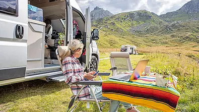 Wohnmobil als Büro - Foto: iStock