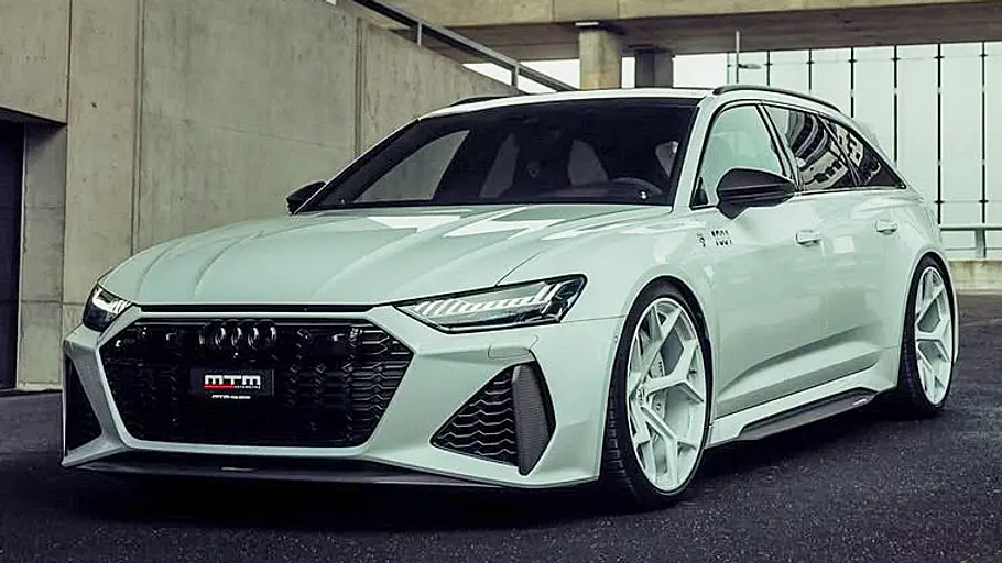 MTM Audi RS 6 Der MTM Audi RS 6 stehend von vorne.