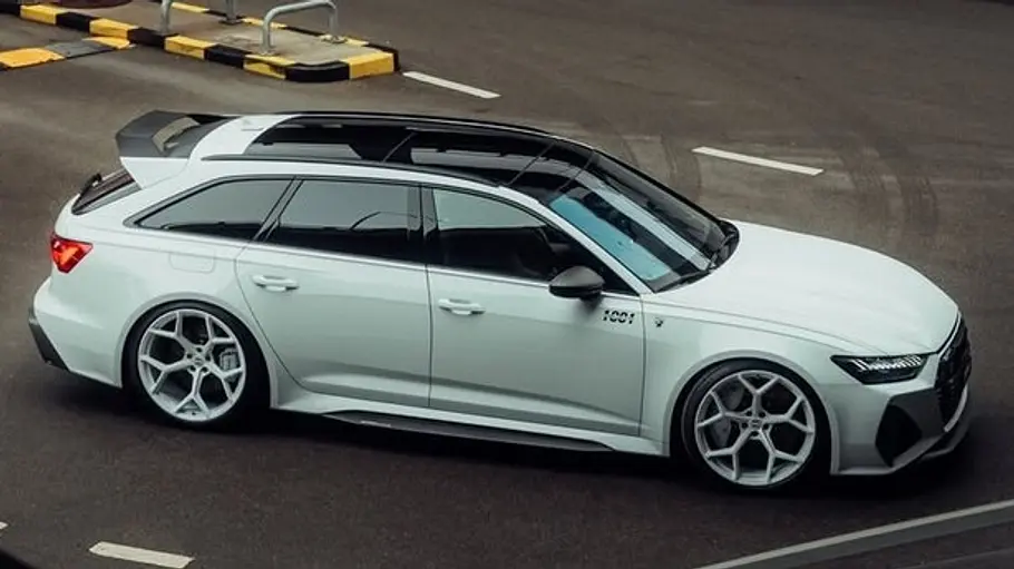 MTM Audi RS 6 Der MTM Audi RS 6 stehend seitlich.