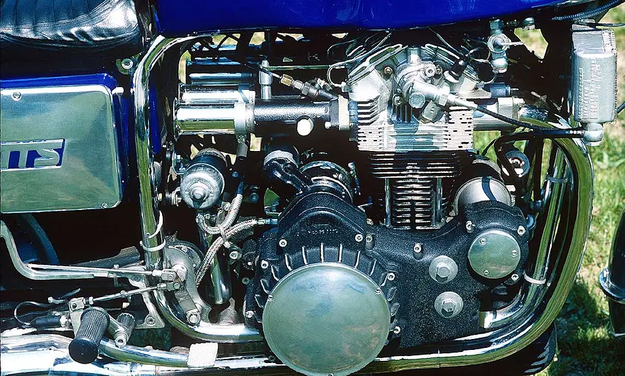 Der Motor der Münch 4 TTS E.