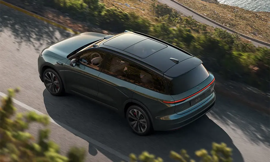 Nio EL8 (2024), Fahraufnahme von oben
