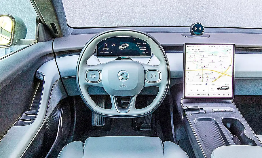 Das Cockpit des Nio ET5 Touring Long Range.