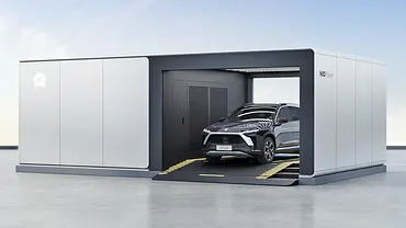 Nio: Batteriewechsel (E-Auto) mit Shell - Foto: Nio Nio: Batteriewechsel (E-Auto) mit Shell - Foto: Nio