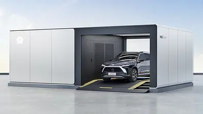 Nio: Batteriewechsel (E-Auto) mit Shell - Foto: Nio