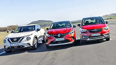 Nissan Juke/Renault Captur/Opel Crossland X - Foto: Frank Ratering
