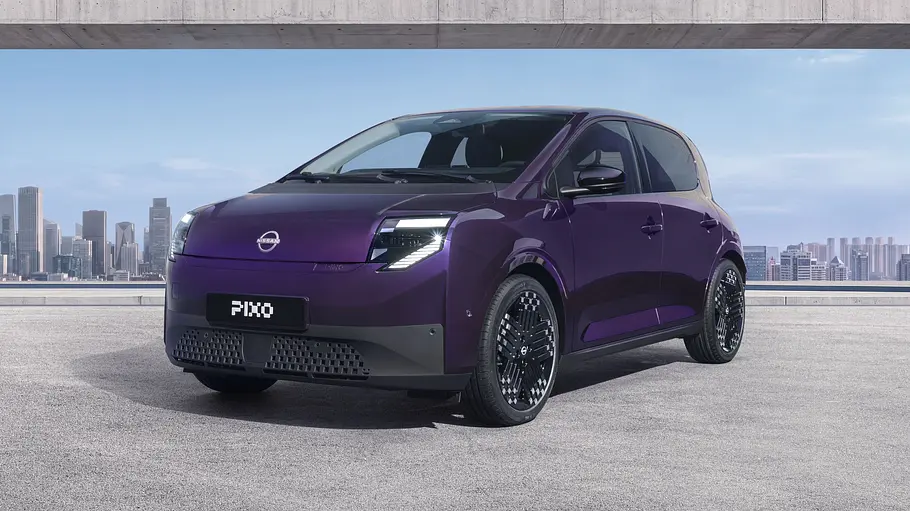 Nissan Pixo Der Nissan Pixo statisch von schräg vorne links.