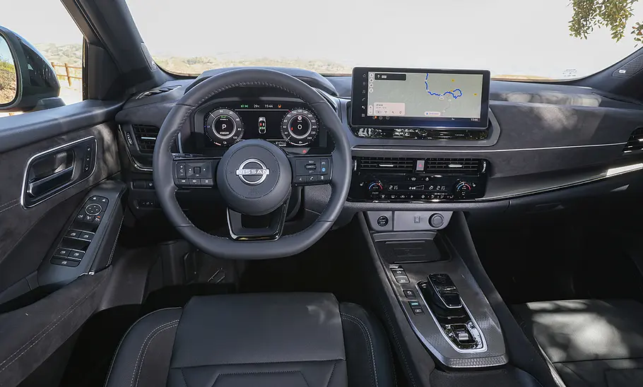 Das Cockpit des Nissan Qashqai Facelift.