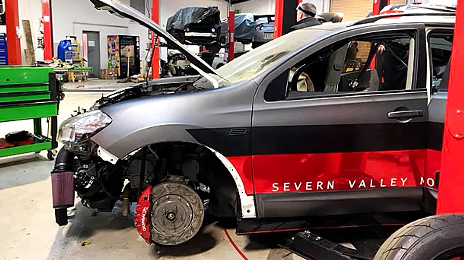 Der Nissan Qashqai-R von SVM beim Umbau