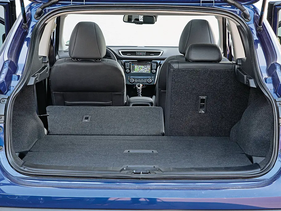 Nissan Qashqai 1.6 dCi ALL-MODE 4x4i Kompakt-SUV Vergleich Bilder technische Daten Laderaum