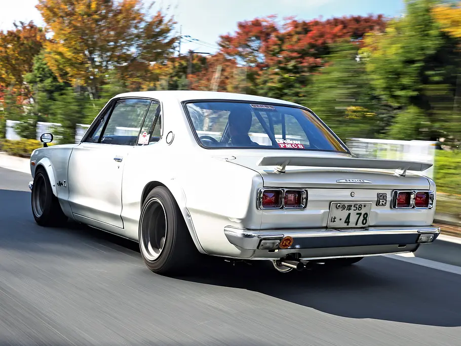 Nissan Skyline GT-R Fahrbericht Bilder technische Daten Heck