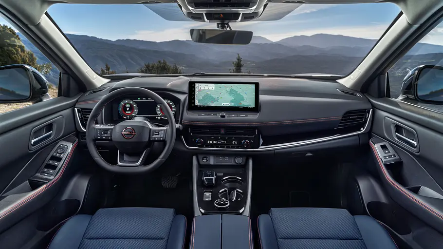 Nissan X-Trail N-Trek Facelift (2026) Das Cockpit des Nissan X-Trail N-Trek Facelift (2026).