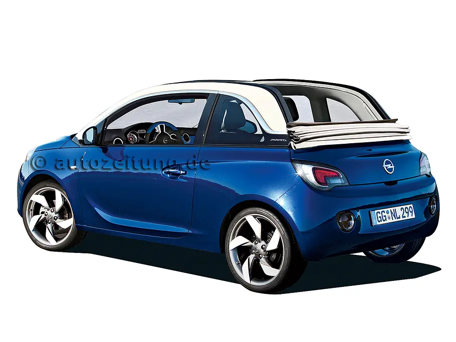 Opel Adam Cabrio (2014) Opel Adam Cabrio 2014 Erlkoenig Neuheiten Faltdach Bilder