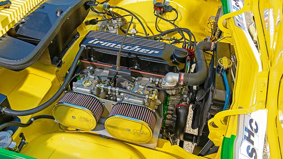 Der Motor des Irmscher Opel Ascona A.