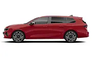 Blick von der Seite auf den Opel Astra Electric Sports Tourer. - Foto: Carwow