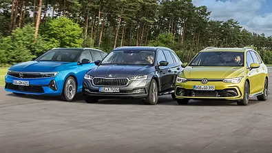 Opel Astra Sports Tourer/Skoda Octavia Combi/VW Golf Variant - Foto: AUTO ZEITUNG