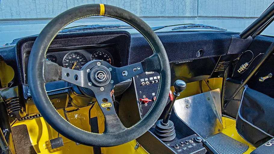 Das Cockpit des Irmscher Opel Commodore B GS/E.