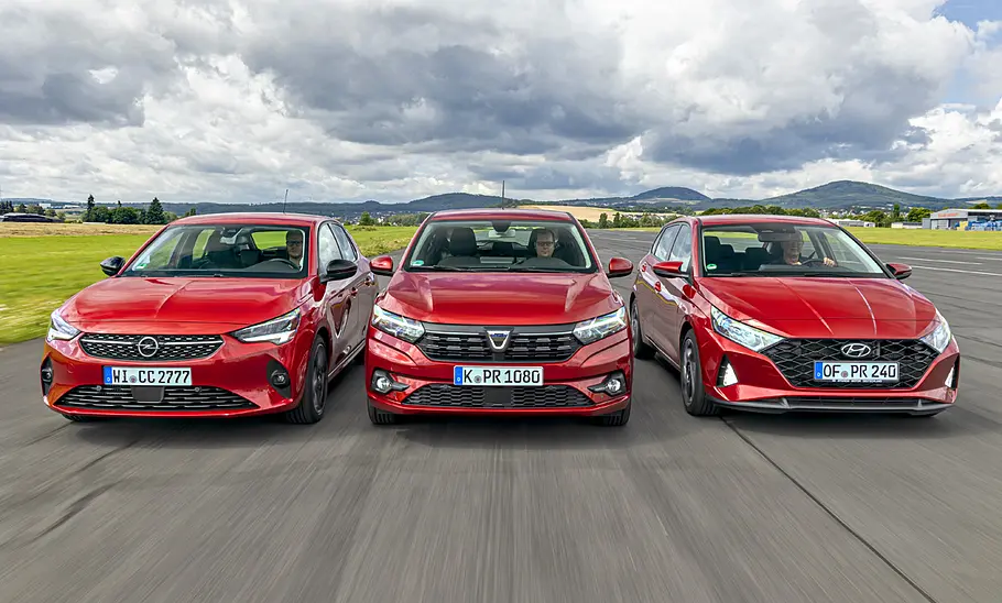 Opel Corsa/Dacia Sandero/Hyundai i20