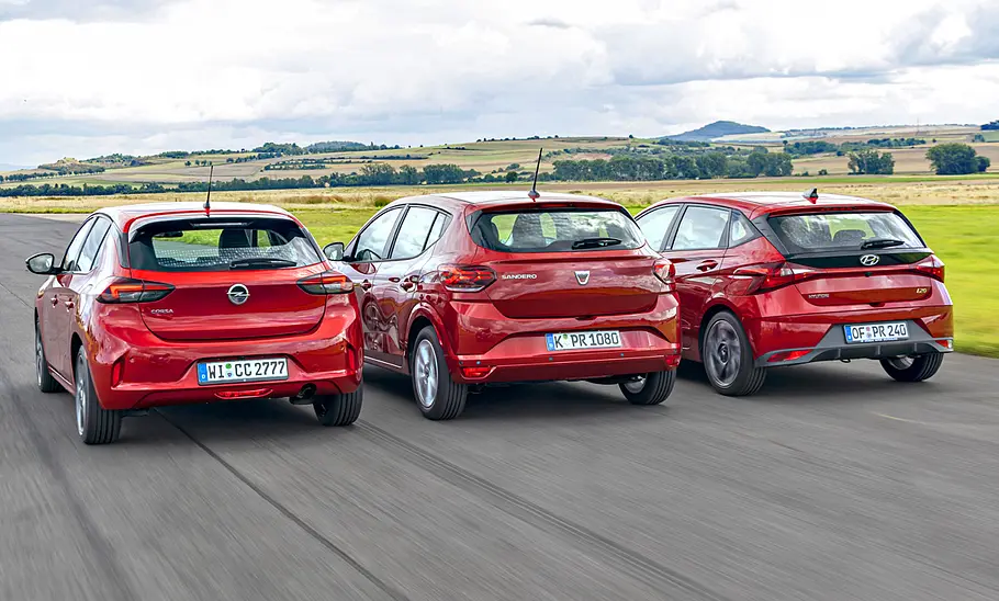 Opel Corsa/Dacia Sandero/Hyundai i20
