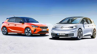 Opel Corsa-e/VW ID.3: Vergleich - Foto: Opel/Ulvaeus