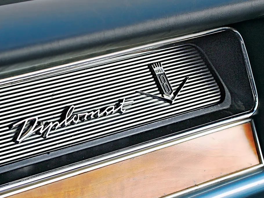 Opel Diplomat V8 Coupe Fahrbericht Bilder technische Daten Schriftzug