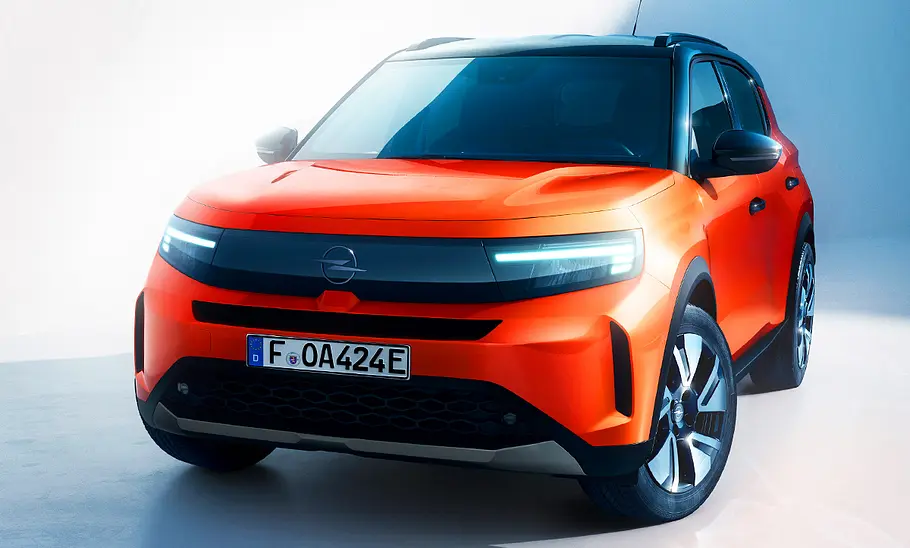 Der Opel Frontera (2024) statisch von vorne.