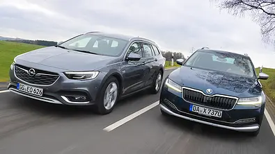 Opel Insignia Country Tourer/Skoda Superb Scout - Foto: Zbigniew Mazar