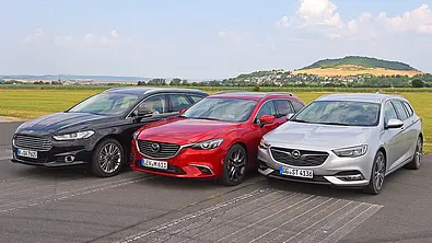Opel Insignia Sports Tourer/Ford Mondeo Turnier/Mazda6 Kombi - Foto: Zbigniew Mazar