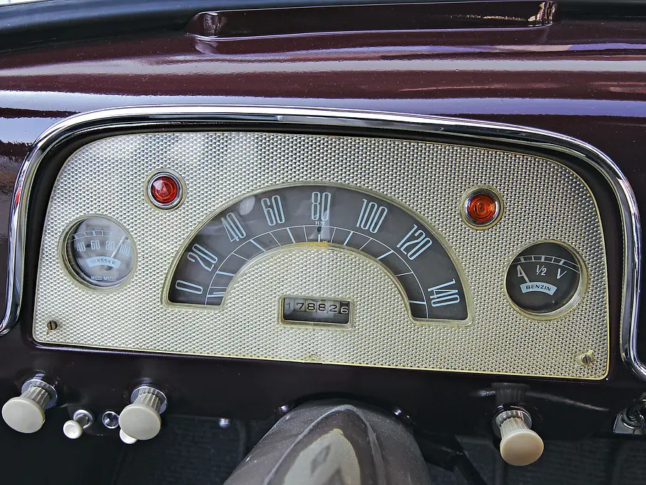 Opel Olympia Rekord Bilder technische Daten Limousinen Vergleich Tacho