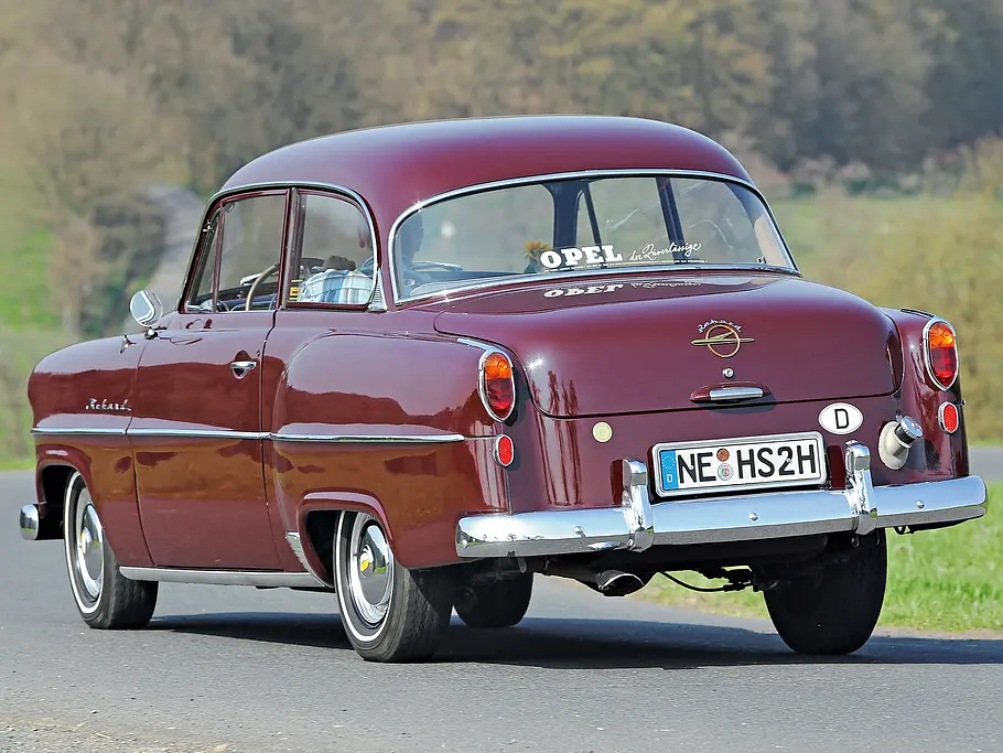 Opel Olympia Rekord Bilder technische Daten Limousinen Vergleich Heck