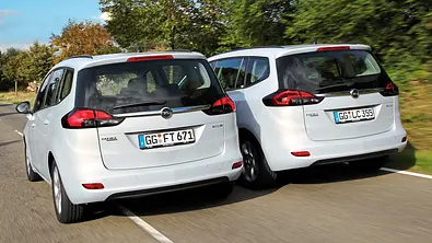 Opel Zafira Tourer 1.4 Turbo 1.6 CDTI Vergleich Bilder technische Daten
