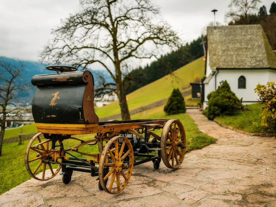 P1 erster Porsche der Welt Elektro-Kutsche Ferdinand Porsche Bilder