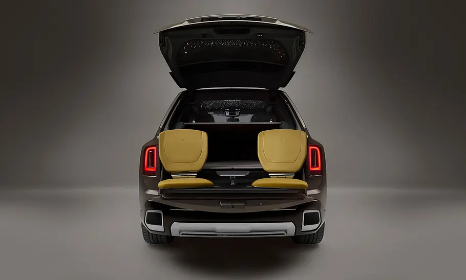 Die Kofferraumsitze des Der Rolls-Royce Cullinan Series II (2024)