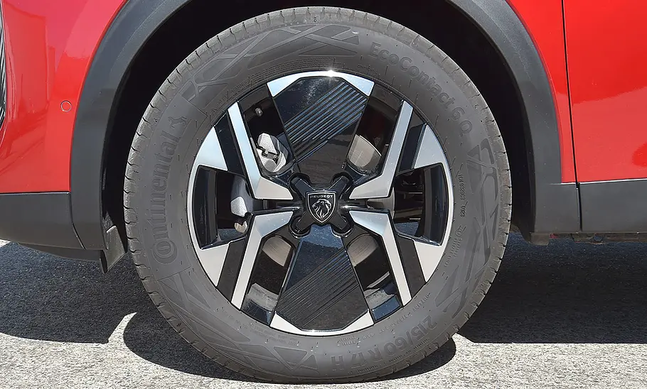 Peugeot 2008; Detailfoto vom Rad