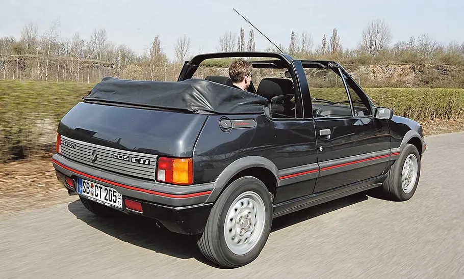 Peugeot 205 CTi Peugeot 205 CTi Heckansicht