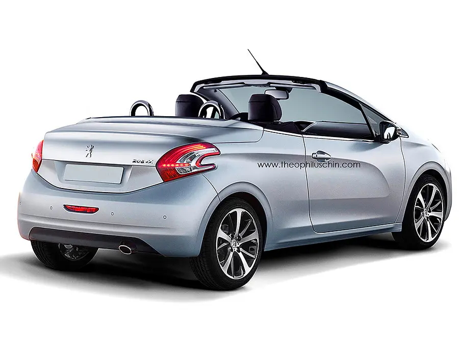 Peugeot 208 CC 2012 Cabrio Klappdach