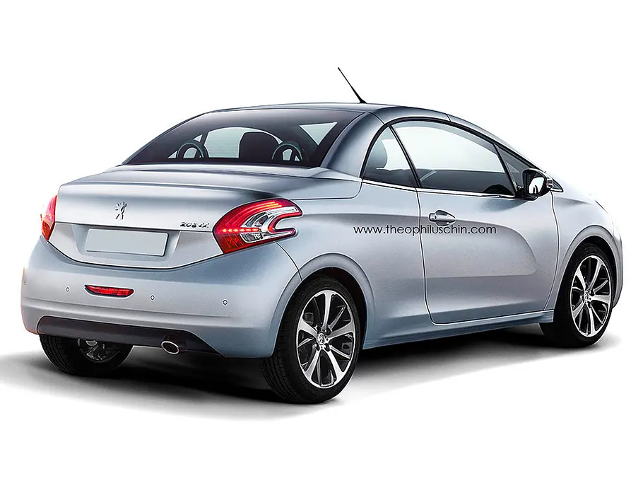 Peugeot 208 CC 2012 Cabrio Klappdach