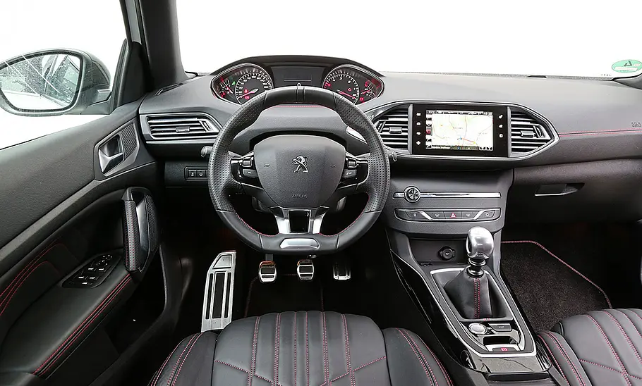 Das Cockpit des Peugeot 308.