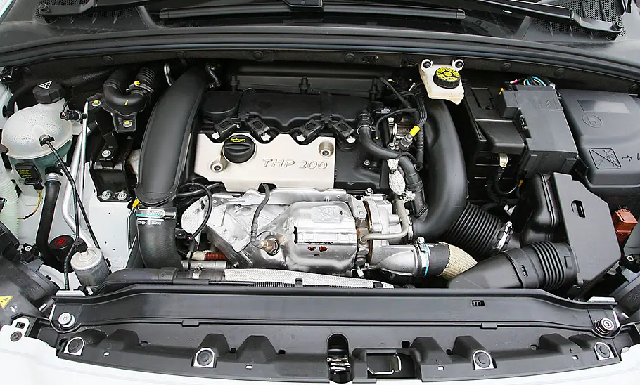 Der Motor des Peugeot 308 GTi.
