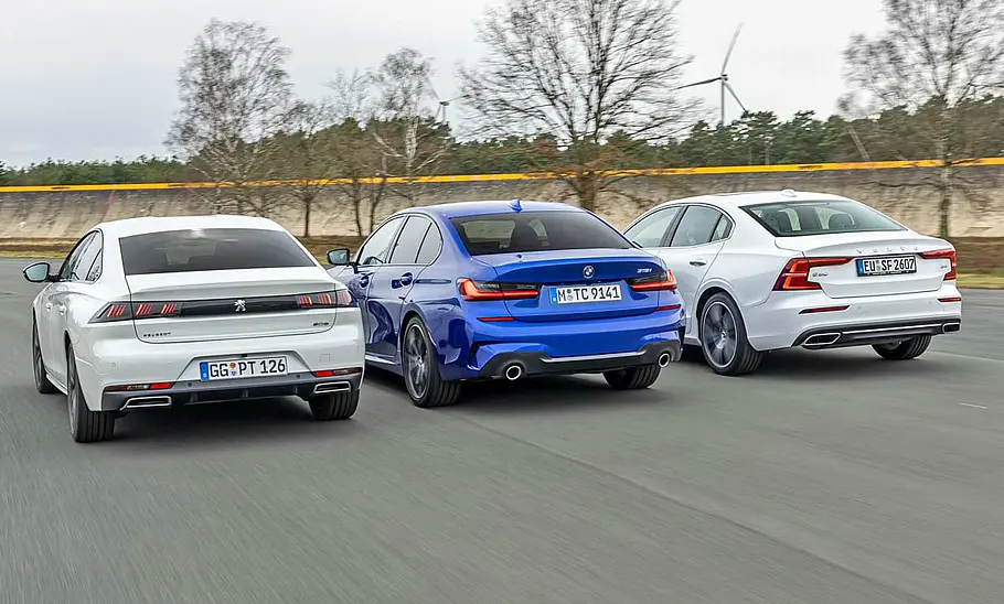 Peugeot 508/BMW 3er/Volvo S60 Peugeot 508/BMW 3er/Volvo S60