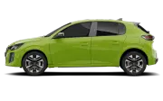 Der Peugeot e-208 in der Seitenansicht. - Foto: Carwow