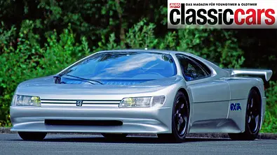 Der Peugeot Oxia (1988) stehend von schräg vorne. - Foto: Peugeot